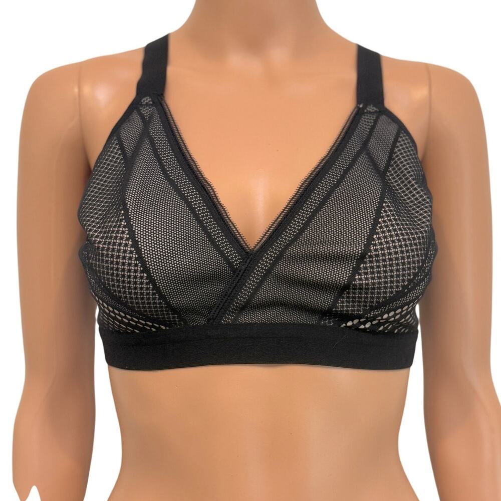 Lululemon 36D Awake to Lace barely beige wireless bra BC 3143
